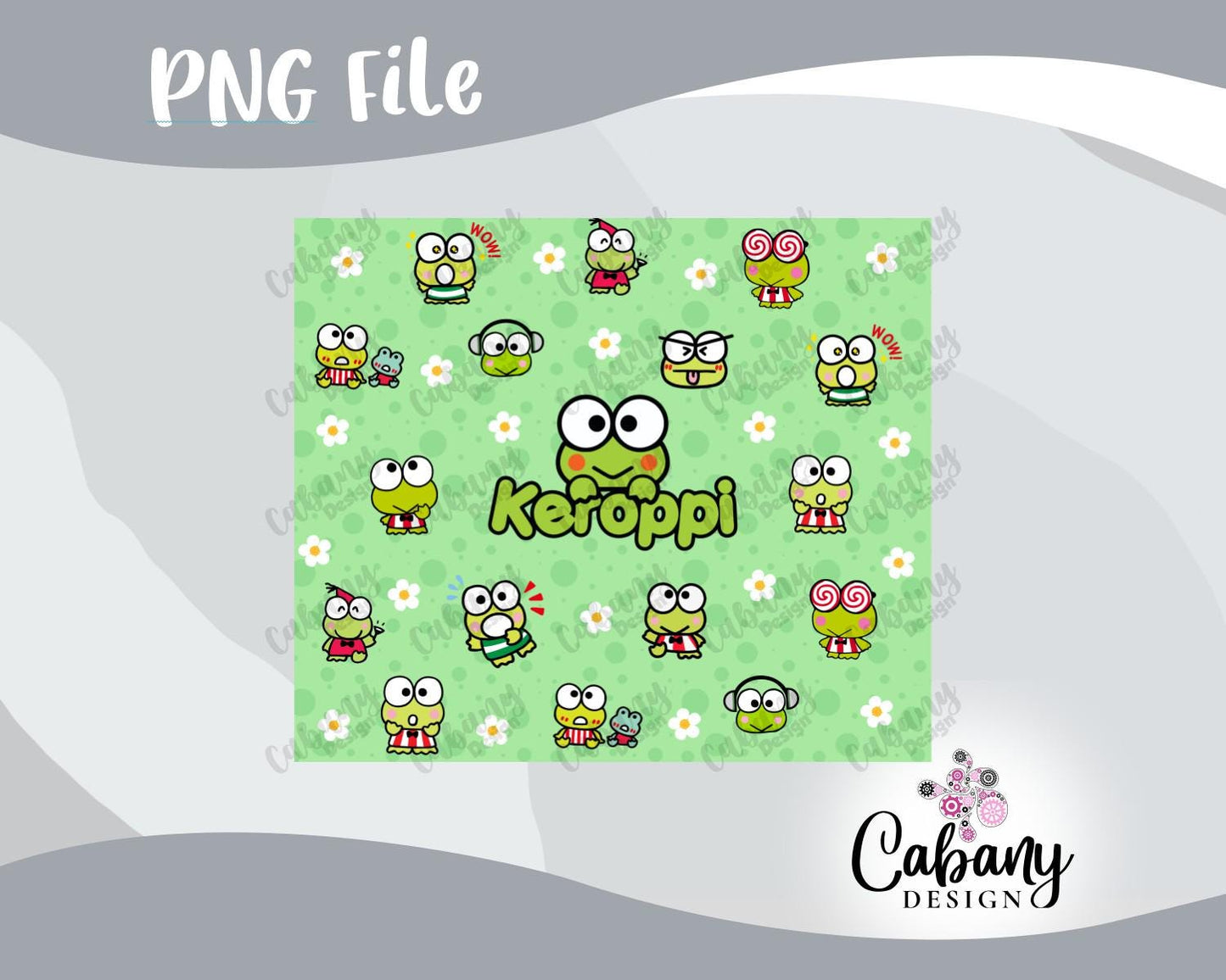 Keroppi - Tumbler Design Wrap