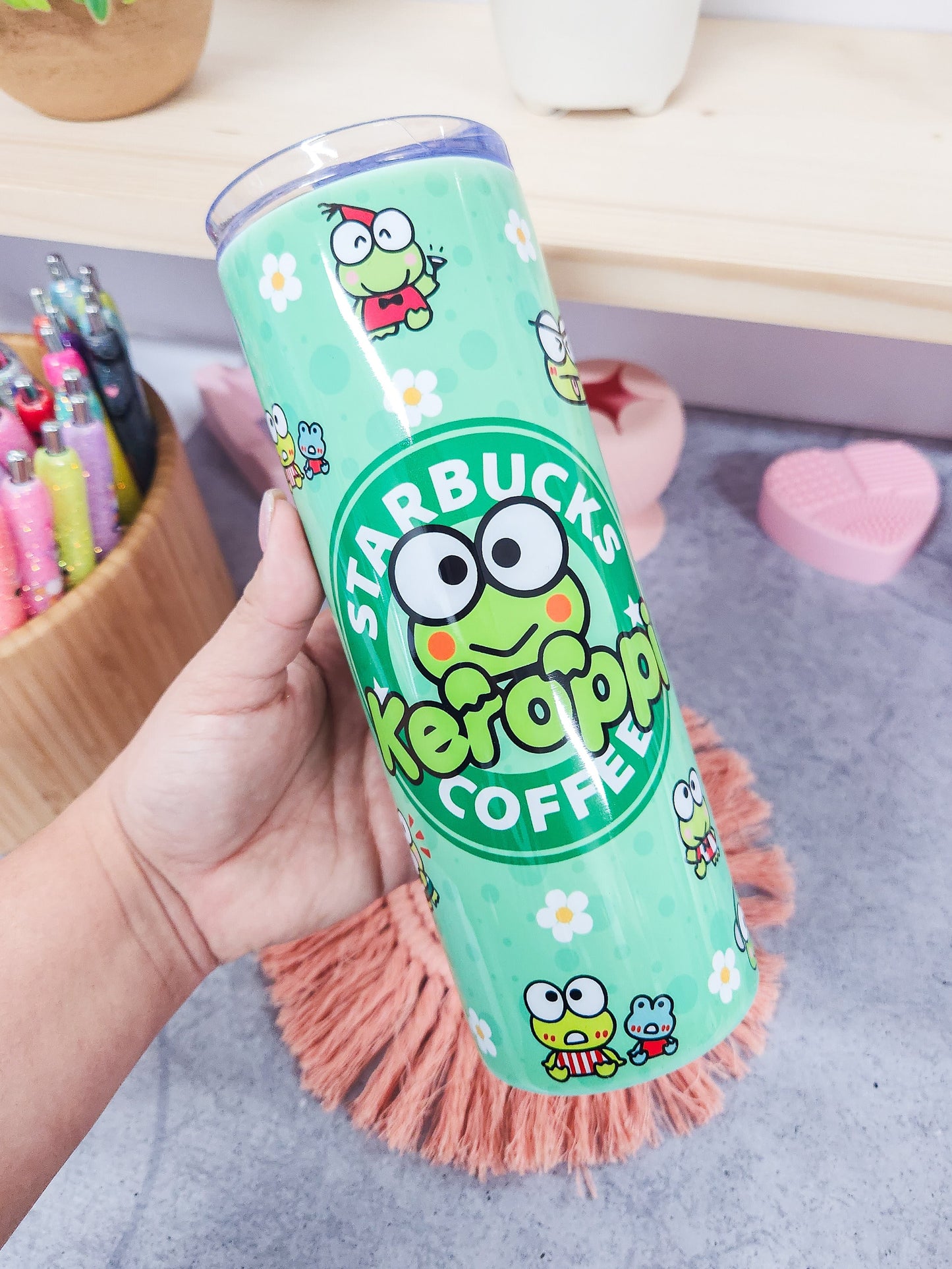 Keroppi Starbucks Tumbler 20oz with Straw