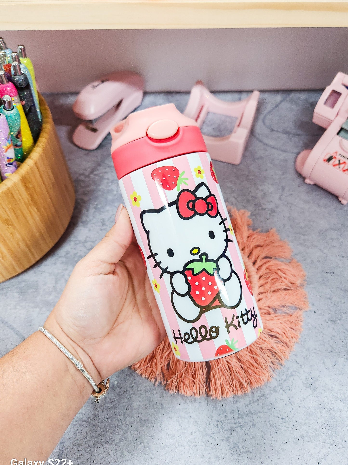 Hello Kitty Water Bottle Stainless steel tumbler 12oz1