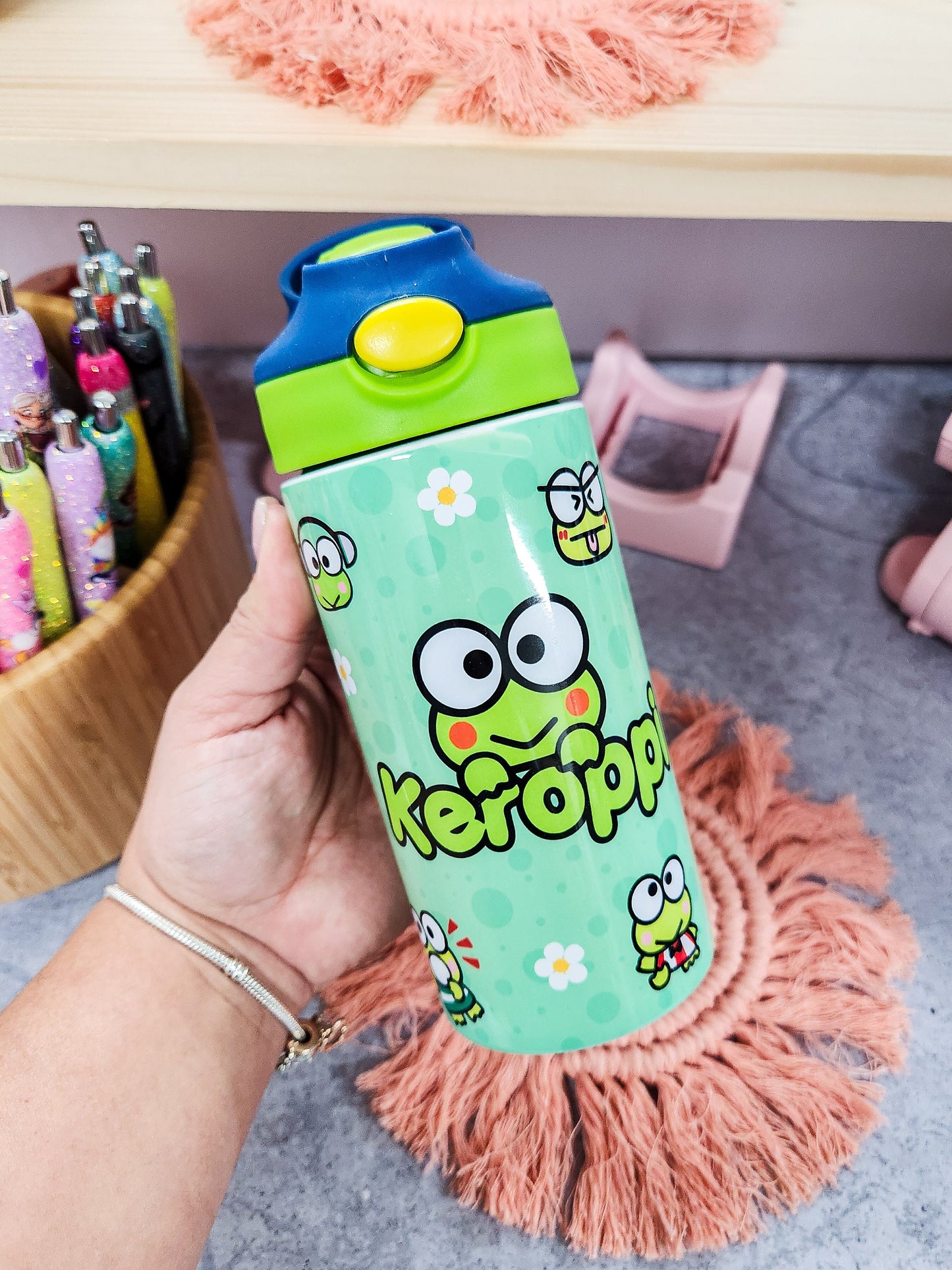 Keroppi Water Bottle Stainless steel tumbler 12oz
