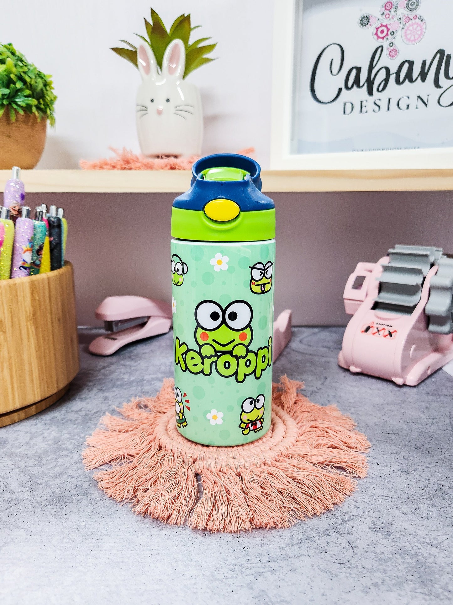 Keroppi Water Bottle Stainless steel tumbler 12oz