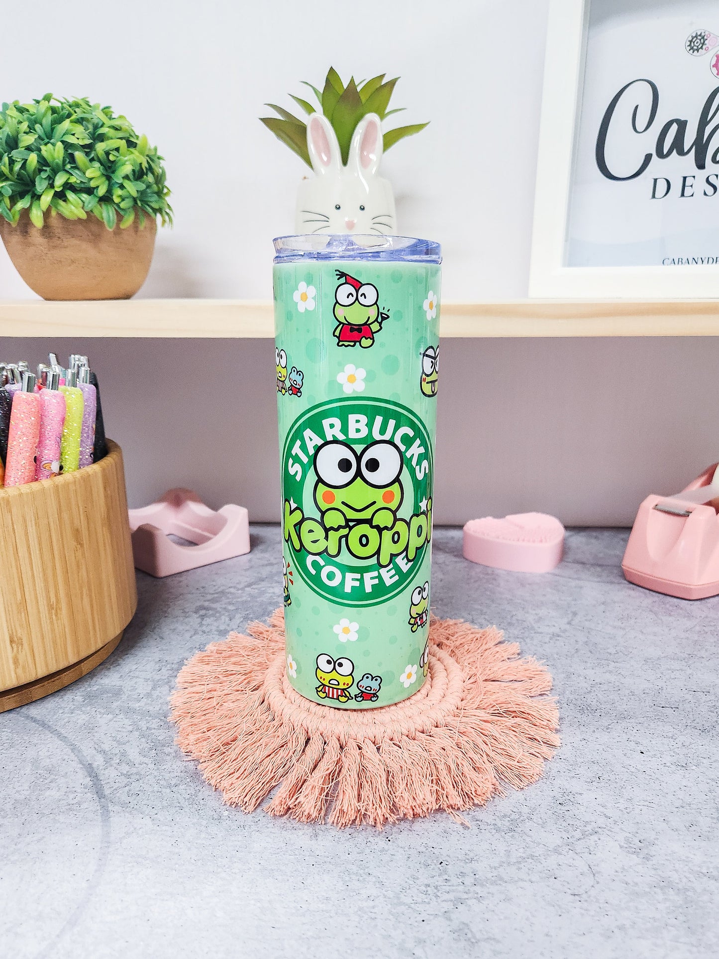 Keroppi Starbucks Tumbler 20oz with Straw