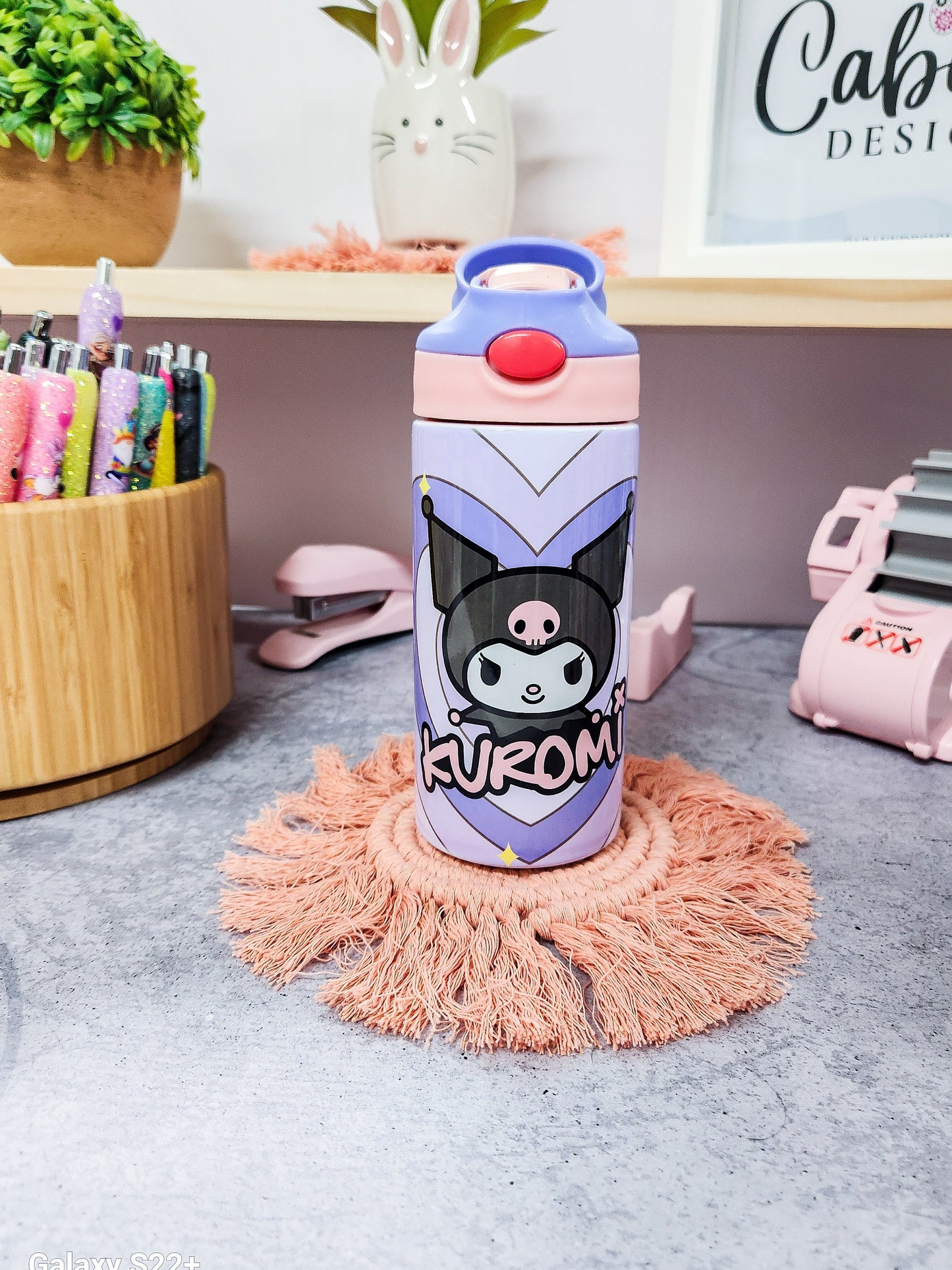Kuromy Water Bottle Stainless steel tumbler 12oz