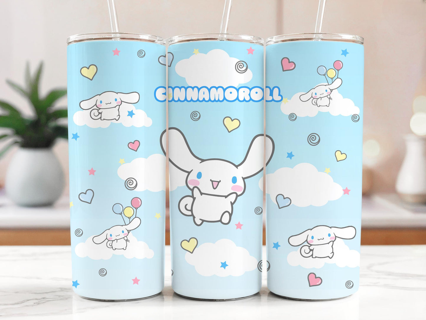 Cinnamoroll Tumbler 20oz with Straw