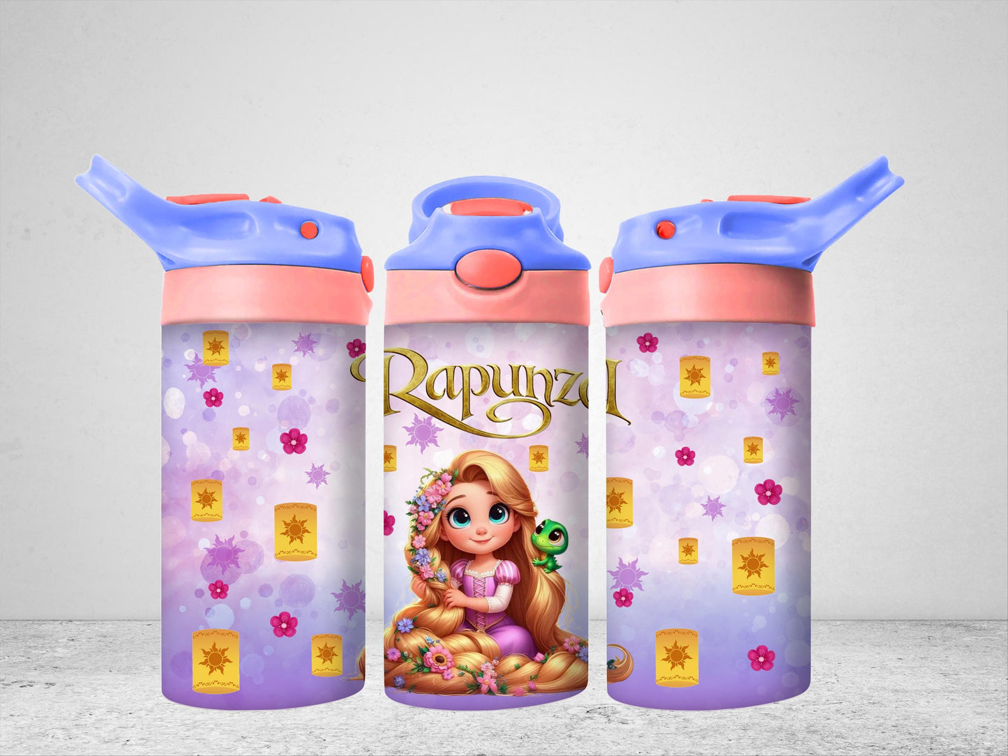 Baby Rapunzel Water Bottle Stainless steel tumbler 12oz
