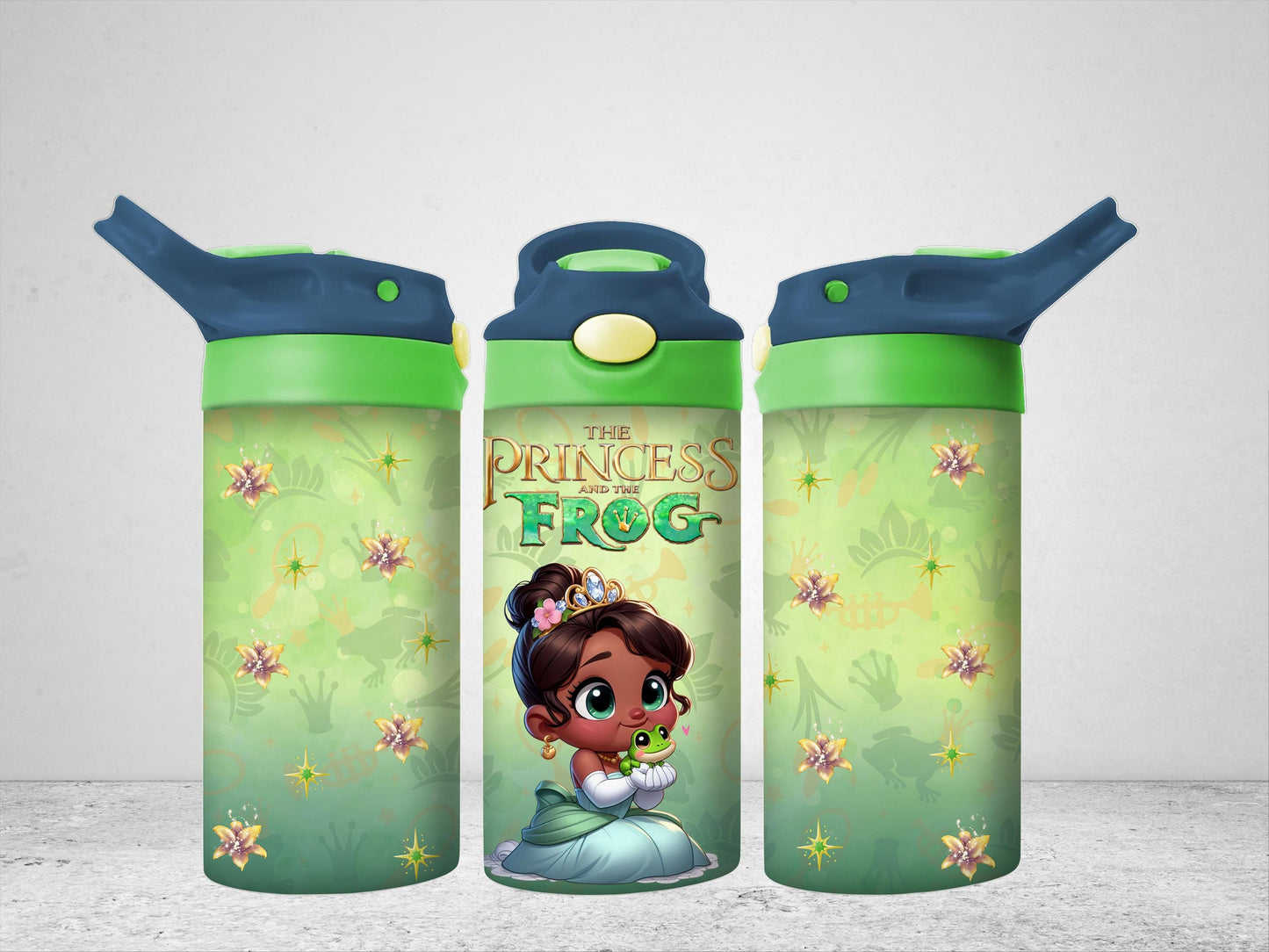Baby The Princess and the frog Water Bottle Stainless steel tumbler 12oz
