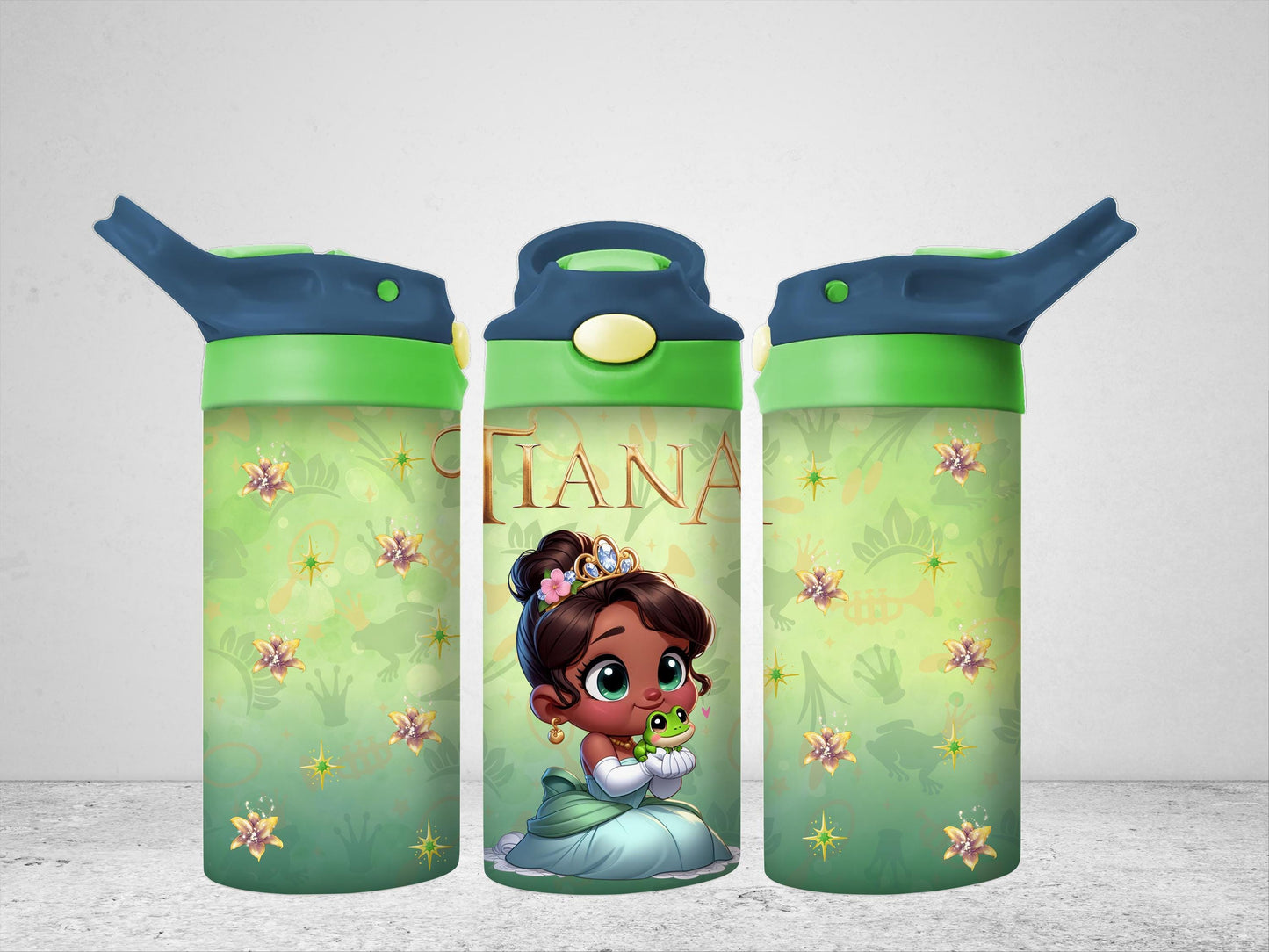 Baby Tiana Water Bottle Stainless steel tumbler 12oz