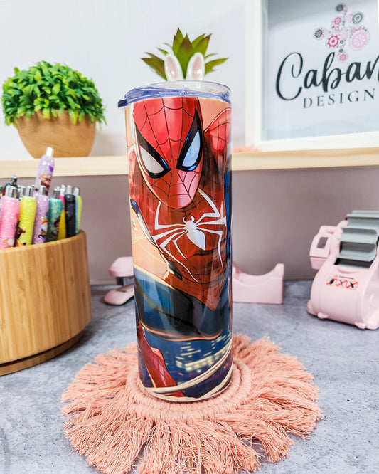 Spiderman Tumbler 20oz with Straw