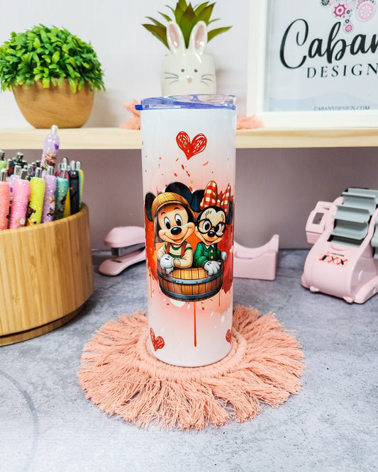 Mickey del 8 Tumbler 20oz with Straw