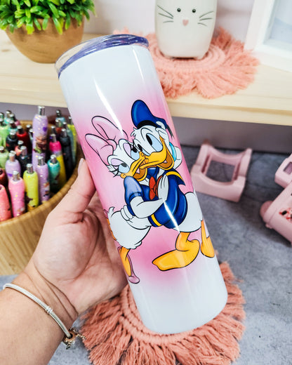 Donald & Daisy Tumbler 20oz with Straw