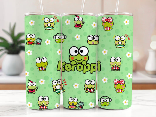 Keroppi Tumbler 20oz with Straw