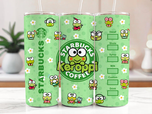 Keroppi Starbucks Tumbler 20oz with Straw